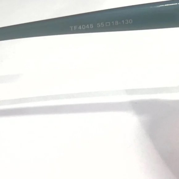 TIFFANY & CO. Animal Print On Tiffany Blue Polarized Cats Eye Sunglasses TF4048 - Picture 10 of 11